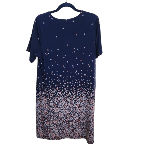 Michael Michael Kors Ombre Bloom Short Sleeve Sheath Dress Size 1X - Picture 3 of 8